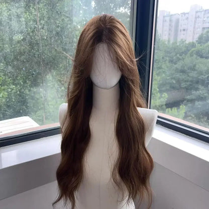 qgtao  -  Black Wig Long Wavy Natural Hair Synthetic Wigs for Women 24inch High Quality Heat Resistance Wigs for Women Human Hair