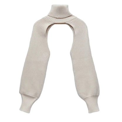 Women Ultra-short Sweater Coat 2022 Autumn Winter Long Sleeve Loose Knitted Crop Tops Solid Color Sexy Cardigan Sweaters Tops