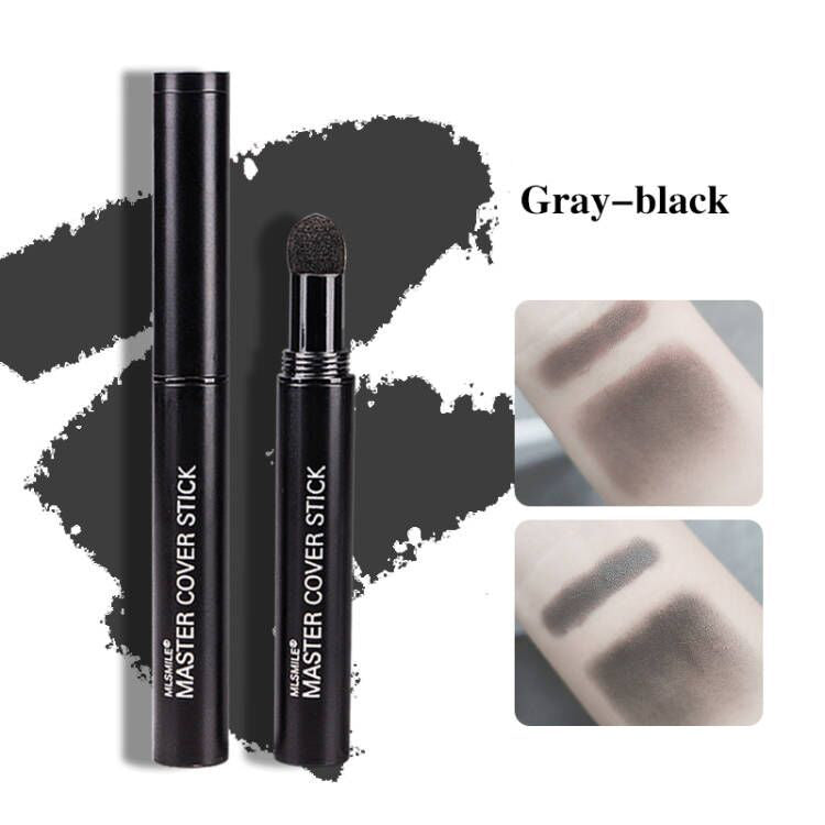 Waterproof Hair Shadow Powder Makeup Hairline Dye Contour Stick Hair Root Edge Cover Natural Hairline Eyebrow Filling Pen 1PCS