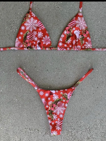 qgtao  Bikinis Set 2024 Print Womens Swimsuit Push Up High Cut Swimwear Women low-waisted Micro Bikini Bathing Suit