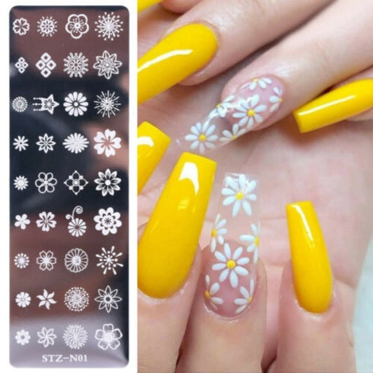 Christmas Designs Nail Stamping Plates Flower Geometry Animals DIY Gel Polish Nail Art Stamp Stencil Manicure Tools Template