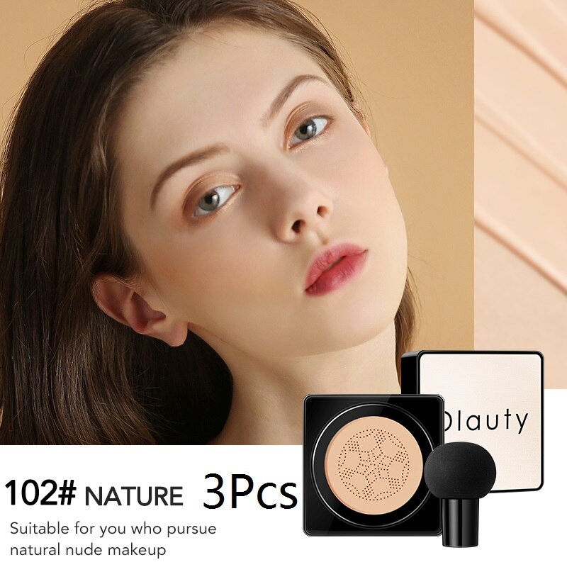 New Mushroom Head Air Cushion BB Cream Foundation Concealer Whitening Makeup Cosmetics Waterproof Face Base Tone Air-permeable