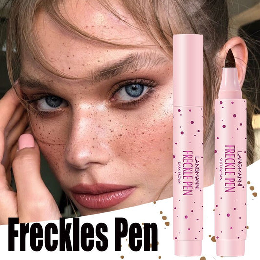 Lifelike Freckle Pen Natural Brown Waterproof Long Lasting Soft Dot Spot Freckles Pencil Party Women Face Makeup Cosmetic 1PCS