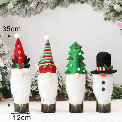 Christmas Gnome Plush Decor Christmas Elf Faceless Doll Xmas Gnomes Christmas Decorations for Home New Year Holiday Gift