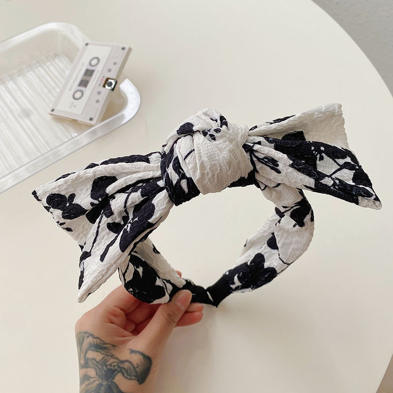 Solid Fabric Satin Hair Scarf Band Hairband for Women Girl Korea Headbands Fashion Accessorie