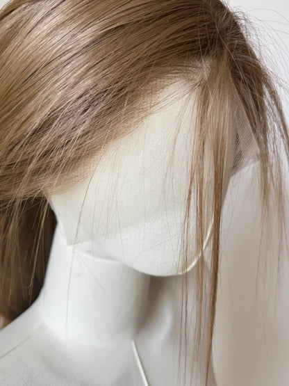 OKLULU  -  Brown Wig 13*4 Lace Front Wig for Women Long Straight Hair High Quality Heat Resistant Synthetic Wigs for Daily Use Cosplay