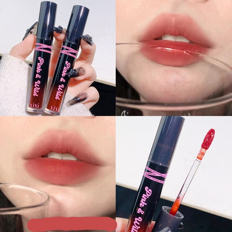 Hydration Mist Lip Gloss Watery Matte Lipgloss Waterproof Non-stick Smooth Liquid Lipstick Lip Makeup Longwear Velvet Lip Tint