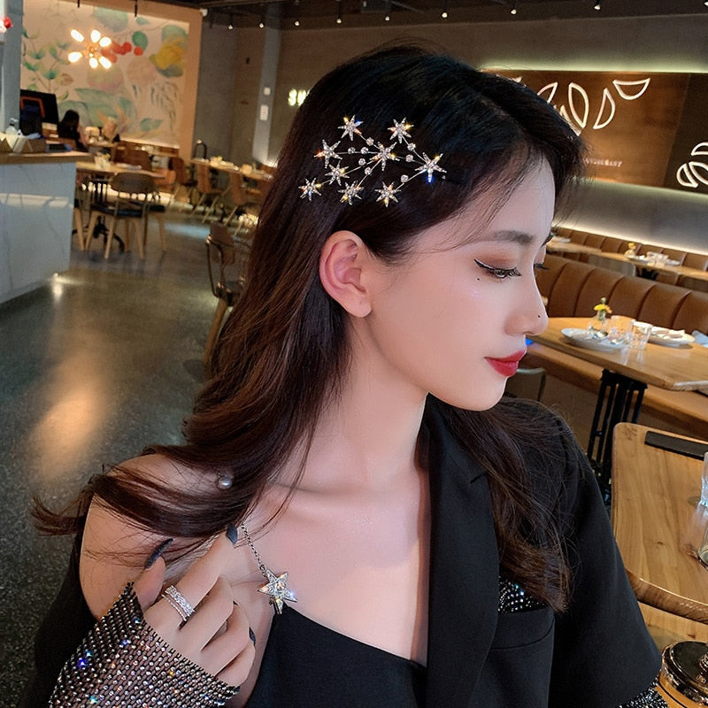 Fashion Hair Bow for Women Ribbon Bow Tie Hairpins Elegant Ladies Hairgrips Headwear Braiding Hair Accessories Hair Clips