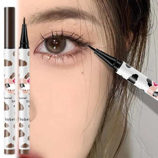 qgtao  -  Liquid Eyeliner Lying Silkworm Eyelash Pen Quick Dry Waterproof Long-lasting Black Brown Eyeliner Pencil Beauty Eyes Makeup Tool