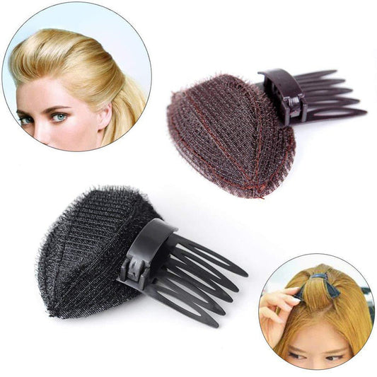 Forehead Hair Volume Fluffy Puff Sponge Pad Hair Styling Bump Foam Sponge Comb Clip Insert Base DIY Tools Hair Accessories