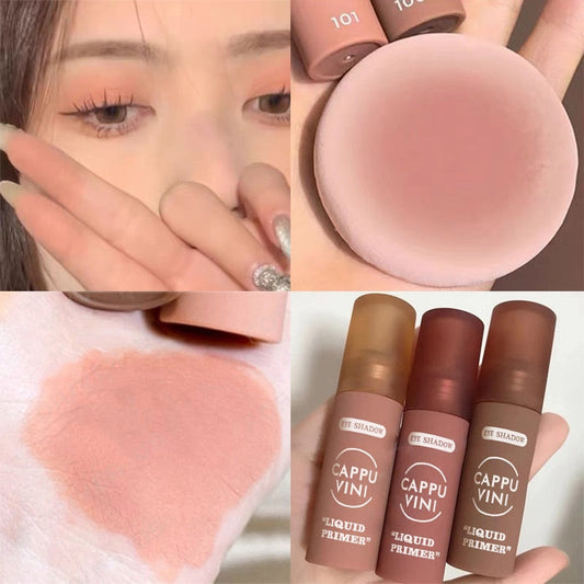 6 Colors Matte Nude Liquid Eyeshadow Cream Blush Dual Purpose Long Lasting Eye Shdaow Natural Cheek Contour Makeup Color Pigment