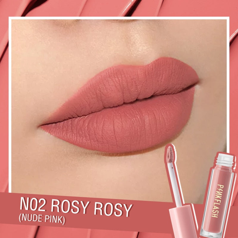 Waterproof Matte Liquid Lipstick Professional High Quality Long-lasting Lipgloss Women Lips Makeup Cosmetics