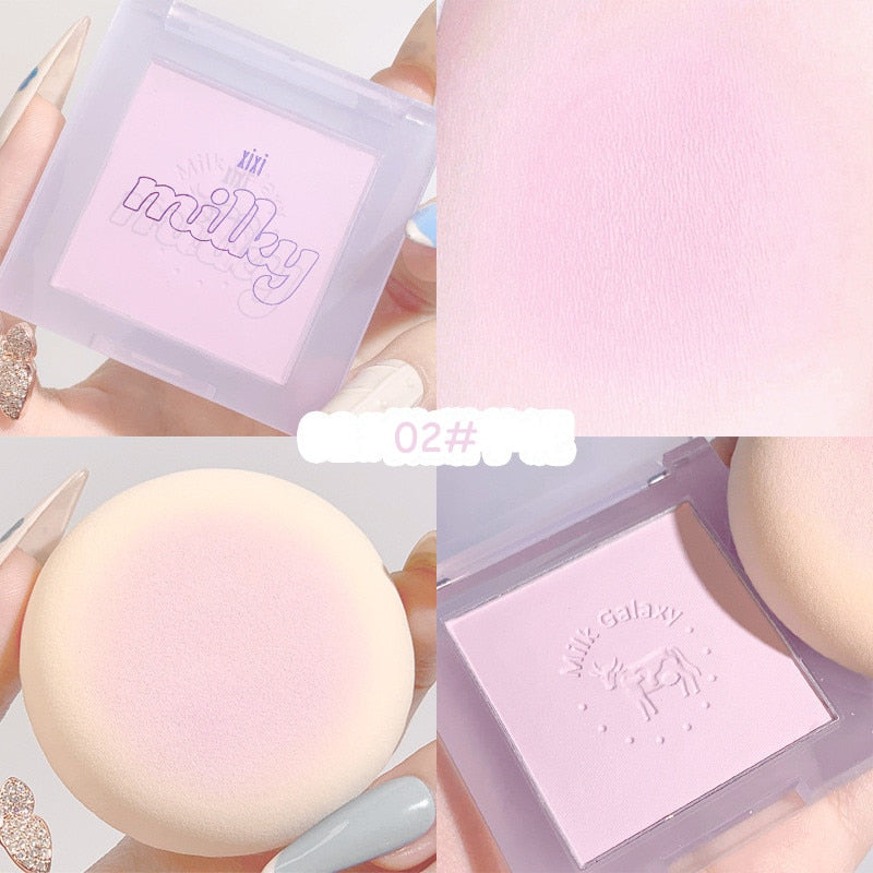 Soft Matte Blush Mini Portable Natural Blush Palette Peach Pink Red Rouge Cheek Long-lasting Nude Makeup Cosmetic Face Makeup