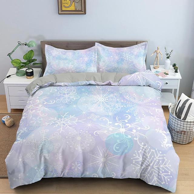 Yeknu 3D Printing Bedding Set Luxury Duvet Cover With Pillowcase Quilt Cover Queen King Bedding Starry Sky Pattern Comforter Cover