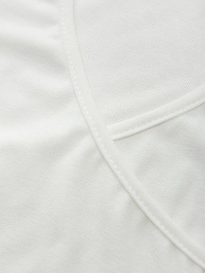 Short Sleeve Wrap Crop Top